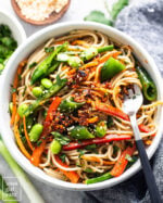 Sesame Noodle Salad - Fresh + Light + Veggie-Packed