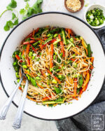 Sesame Noodle Salad - Fresh + Light + Veggie-Packed