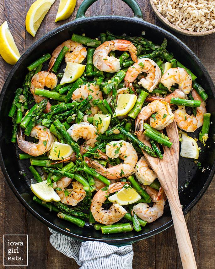 shrimp and asparagus stir fry