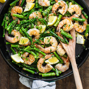 shrimp and asparagus stir fry