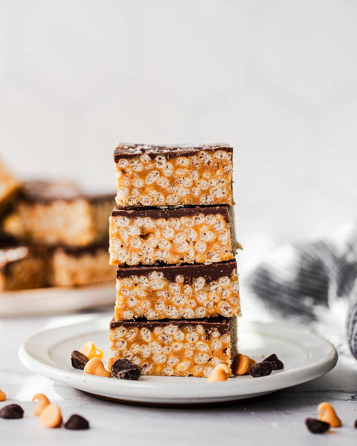 Stack of Gluten Free Scotcharoos