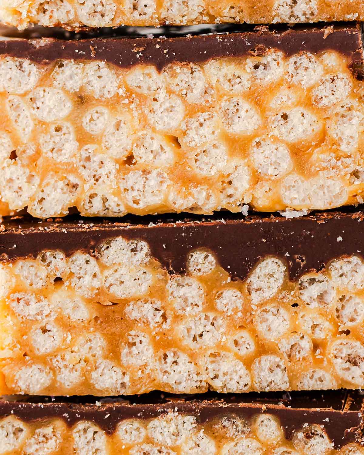 Gluten Free Scotcharoo cut in half