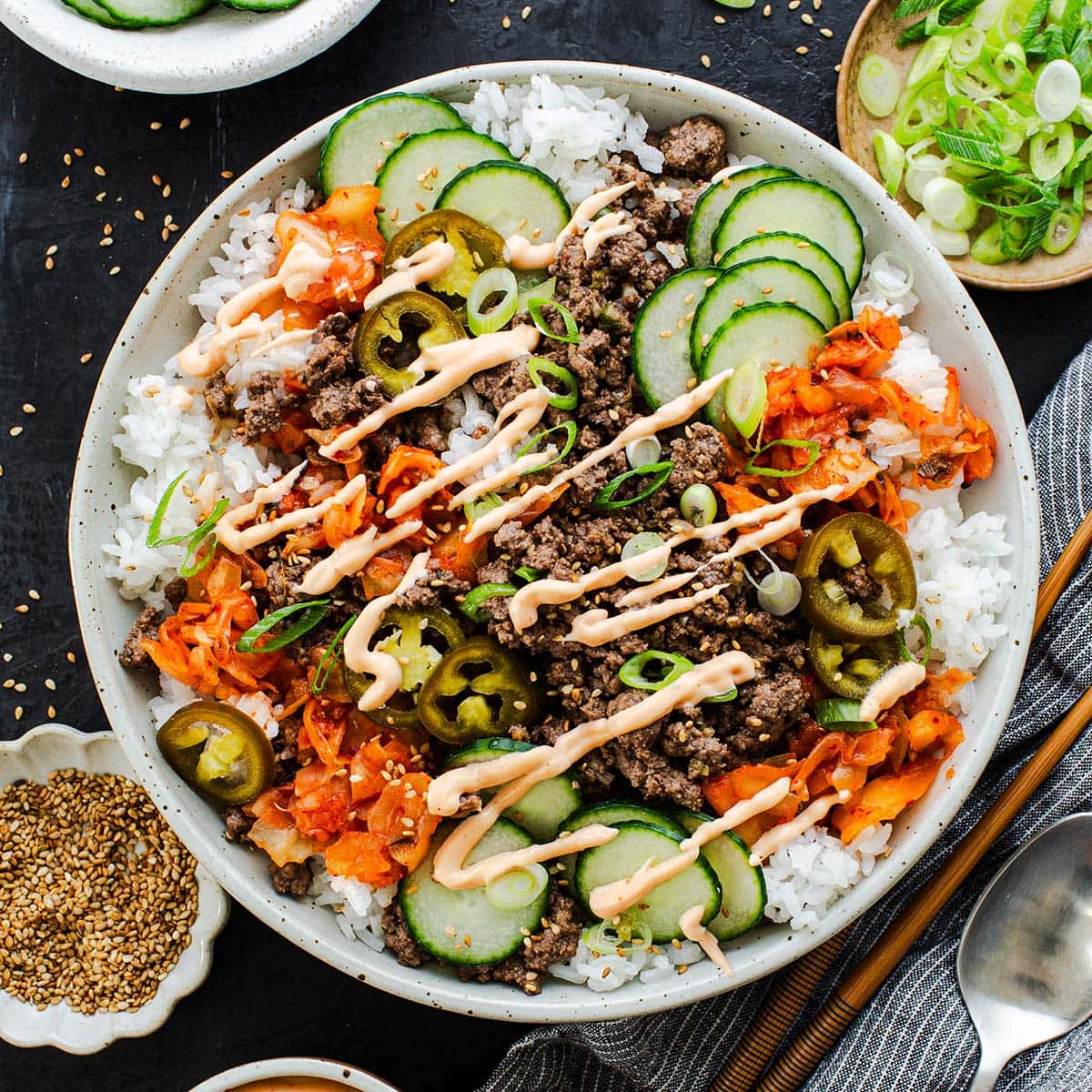 Korean-Style Beef Bowls