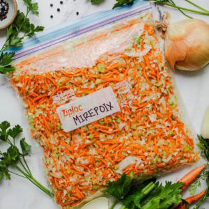 bag of freezer mirepoix